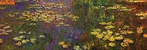Nymph�as (Seerosen) nach Monet